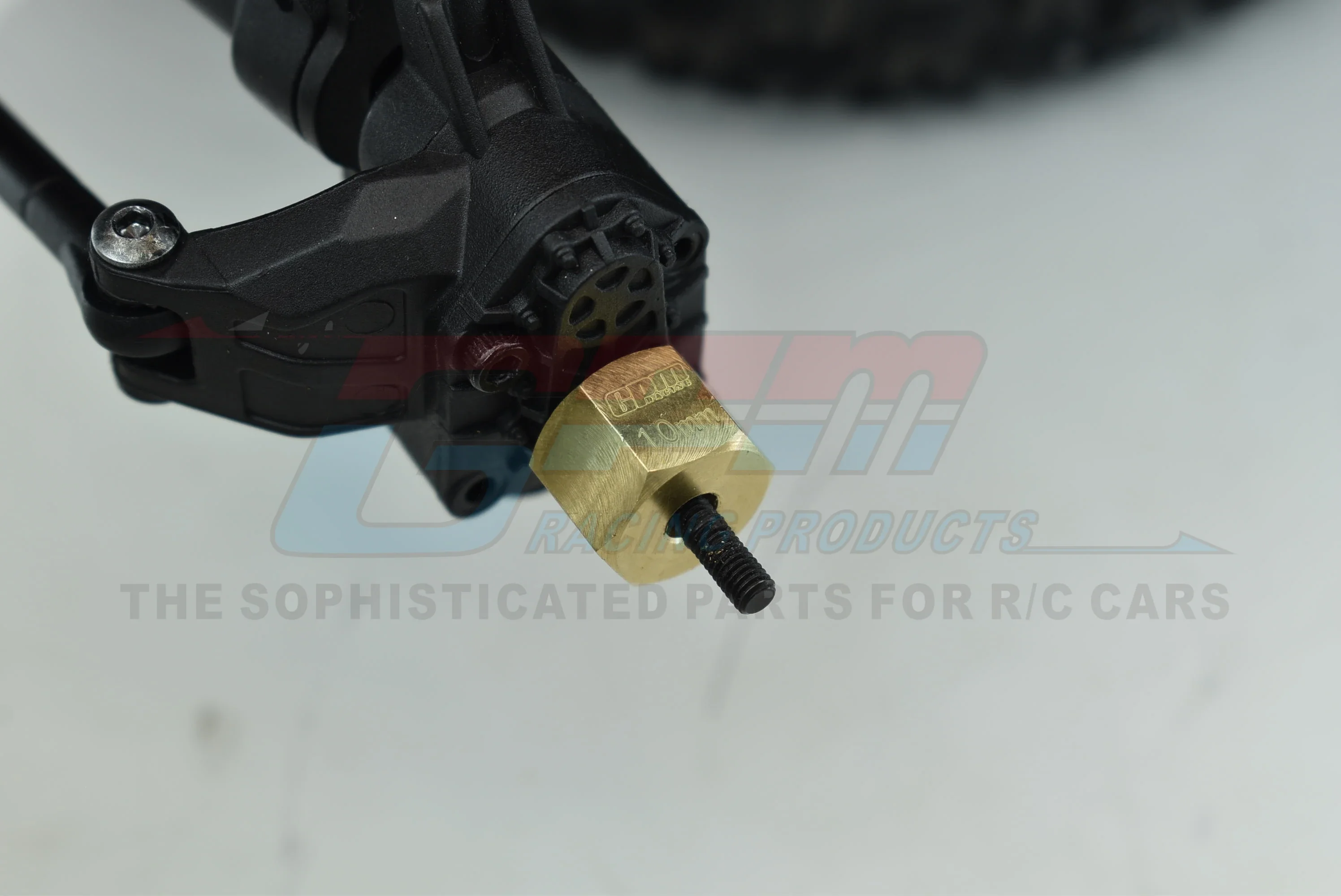 GPM النحاس النحاس مسدس محور توسيع محول ل محوري 1/18 UTB18 كابرا 12X10 مللي متر RC سيارة