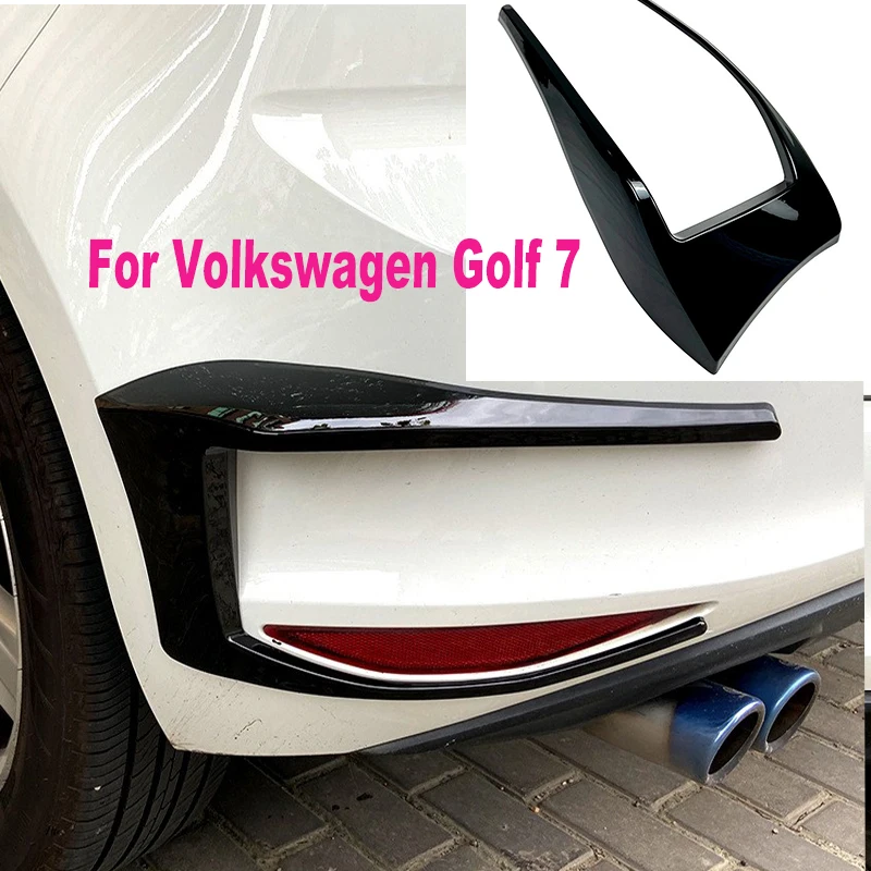 For Volkswagen Golf 7 2012-2015 Rear Bumper Wind Knife R400 Rear Wind Knife Exterior Modification