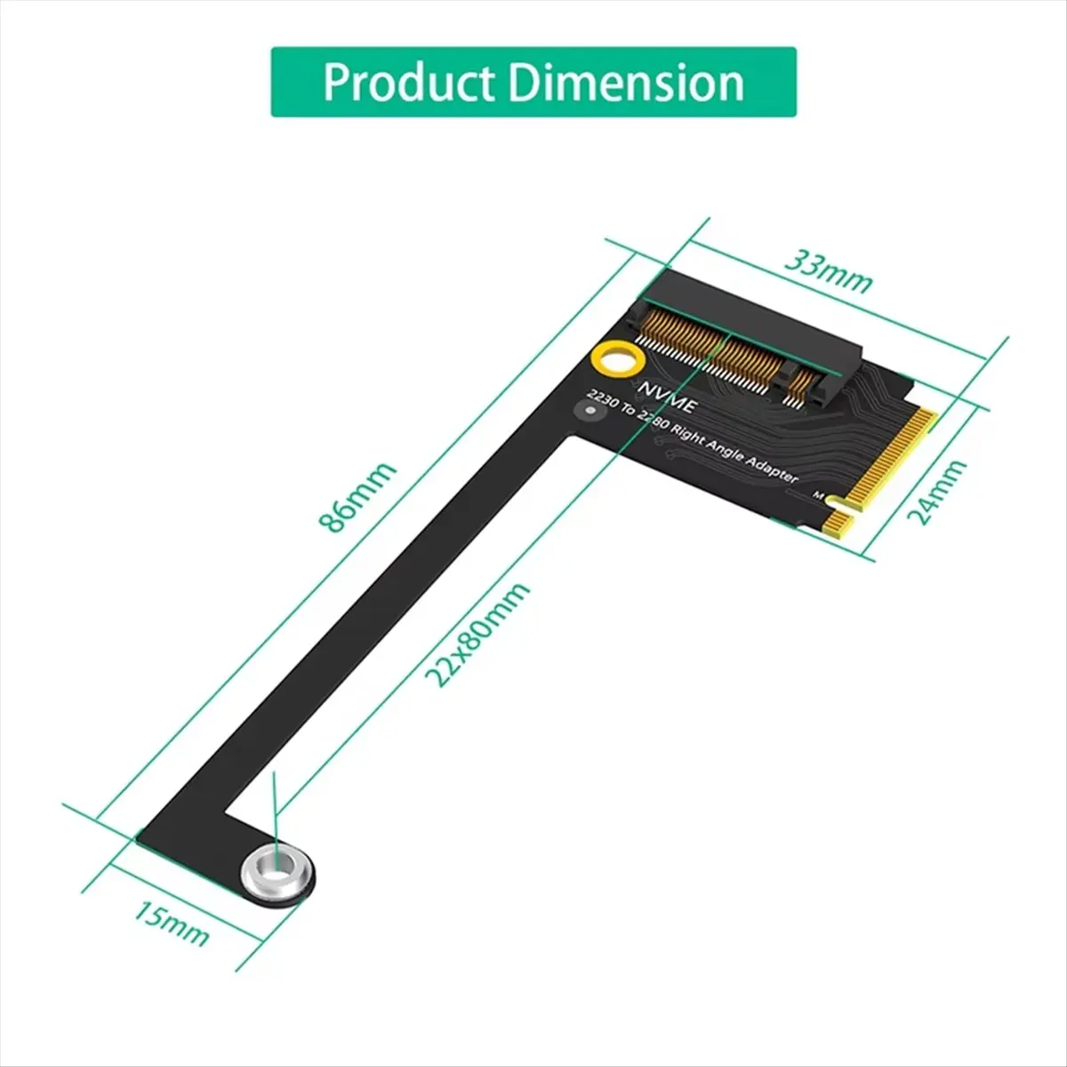 T1528C-For Ally Handheld Transfer Board PCIE4.0 90 Degrees M.2 Transfer SSD Memory Card Adapter Riser Board Accessories HOT