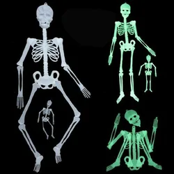 Scary Halloween Hanging Luminous Skeleton Decoration Home Outdoor Yard Garden Decorations Noctilucent Ghost Bone Decor props