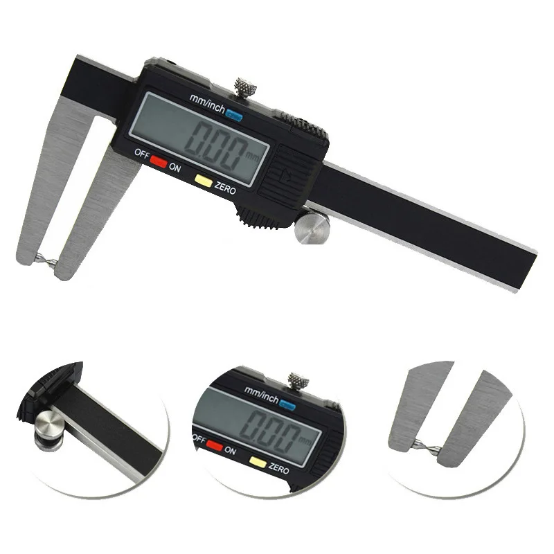 0-60mm digital Disk caliper Vernier Brake Disc Caliper Electronic Disk Brake Vernier Calipers Digital Brake Rotor Gauge