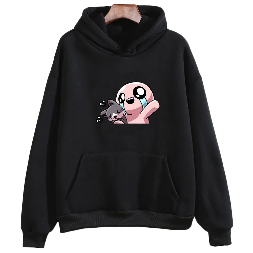 Roguelike The Binding of Isaac Anime Hoodie WOMEN Kawaii/Cute Sweatwear Couple Sweatshirt Autumn/Winter Printing Korean Style