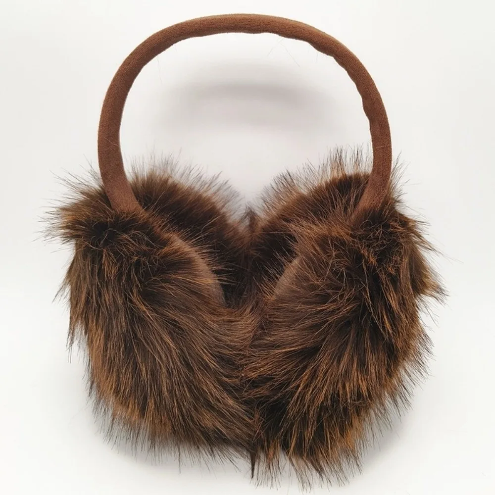 Cozy Windproof Ear Muffs Foldable Korean Style Ear Protectors Anti-Freezing Warm Lining Ear Warmers for Women
