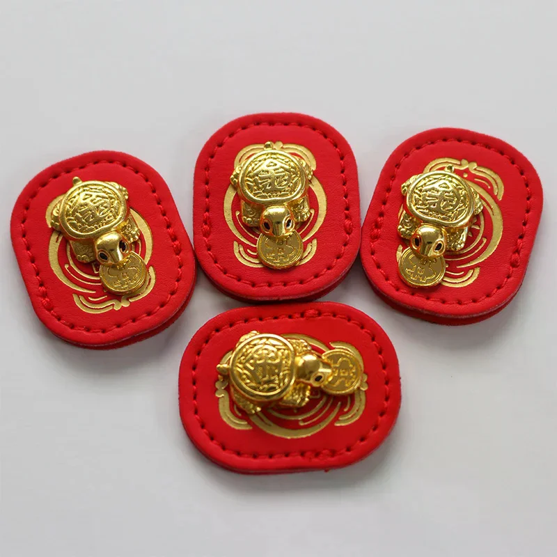 Fengshui Lucky Turtle Wallet Charm Money-biting TurtleOrnaments Decor With 
