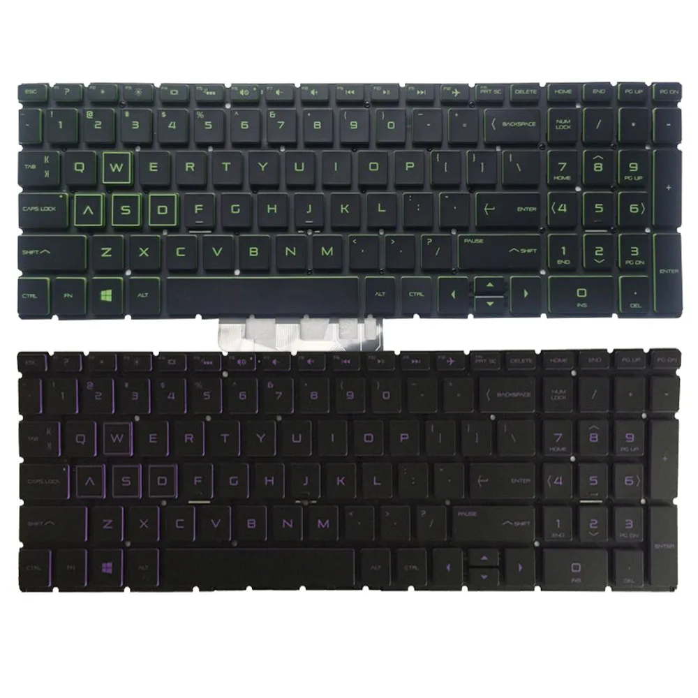 New US Keyboard For HP Pavilion 15-CX TPN-C133 15-DK 15T-DK TPN-C141 15-EC TPN-Q229 17-CD TPN-C142 16-A With Backlight