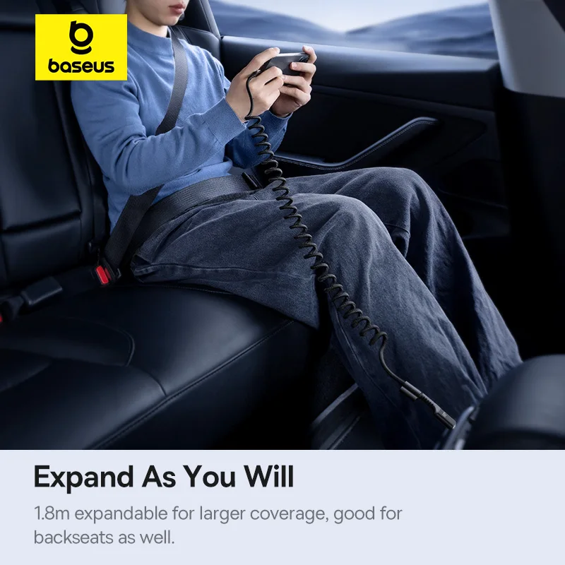 Кабель Baseus для iPhone Xiaomi USB-C, кабель для быстрой зарядки данных, автомобильный кабель, кабель для мобильного телефона USBC Type-C, Redmi