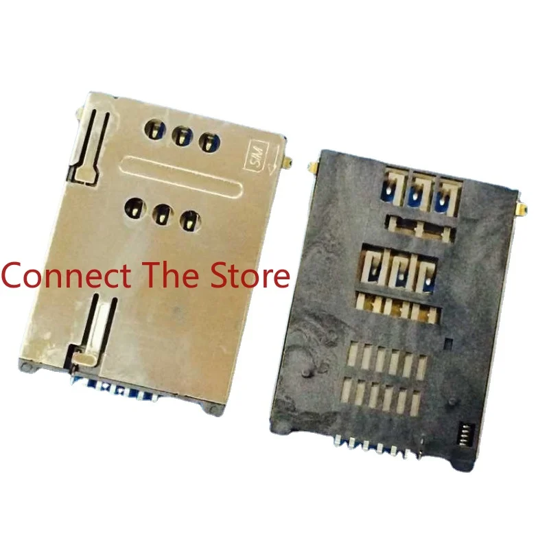 10PCS 6PIN+1/6+1PUSH M3/SIM 6S/SIM G9198 2174803-2 1.27MM/9P MUP-C713 0678400002 PJS008-2100-0 CAH00-00253-0100  2-292292-4