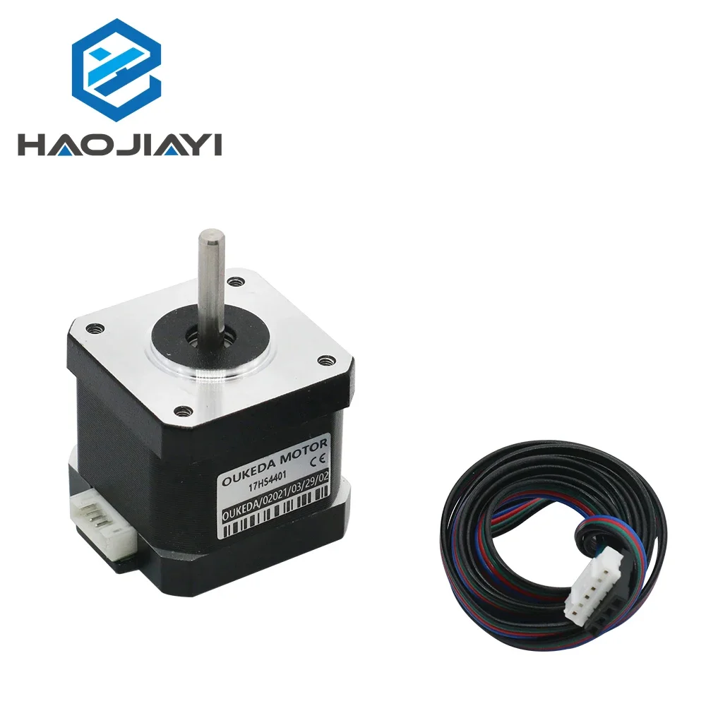 1PCS Nema 17 Stepper Motor 0.9 Degree motor 280 mN.m/57g.cm 1.3A Nema 17HS4401 4-lead Nema17 Step motor DIY CNC 3D Printer