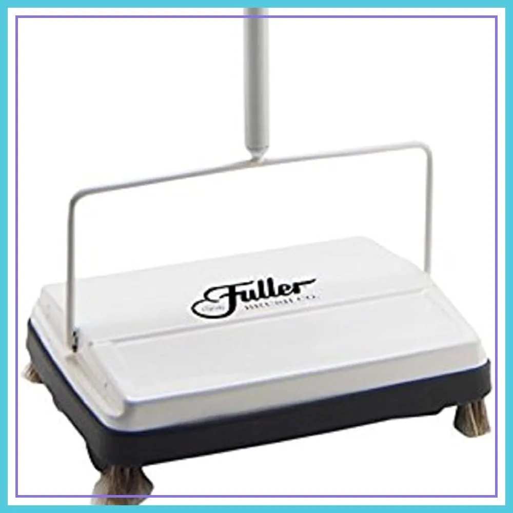 

Electrostatic Carpet & Floor Sweeper - 9" Cleaning Path - Lightweight - Works on Carpets & Hard Floors - White