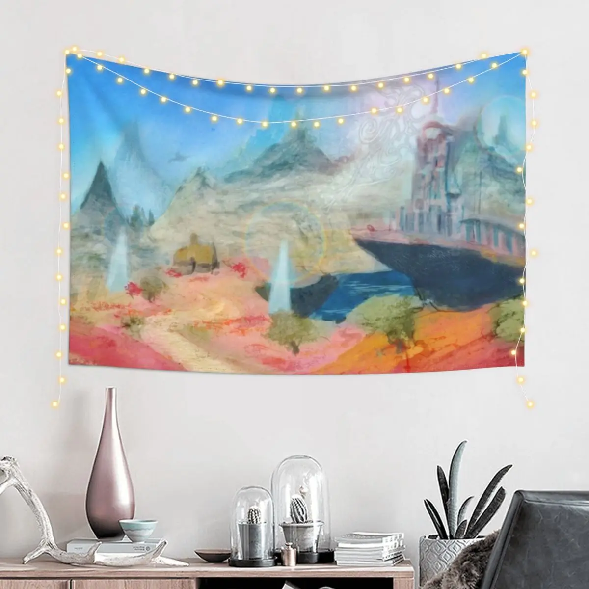 Il Mheg, the Faerie Kingdom Tapestry Bed Room Decoration Room Decor For Girls Wall Hangings Decoration Tapestry