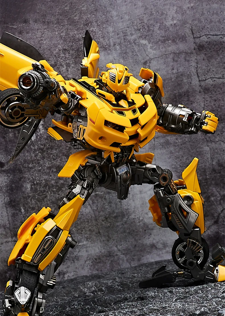 30CM Transformation Optimus Prime Bumblebee Megatron Schwarz Gold Roboter Spielzeug Legierung Star Commander Lkw Auto Spielzeug Action Figur geschenk – Detail 29