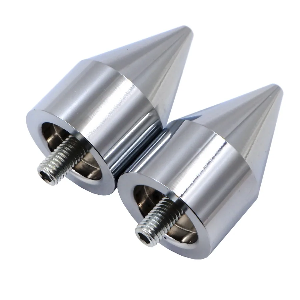 

Motorcycle Parts Spike Bar Ends for Kawasaki Ninja 250/500 1994-2011， ZX14 2006-2011， ZX600 ZX6 636 ZZR600 ZX6R ZX6RR Chrome