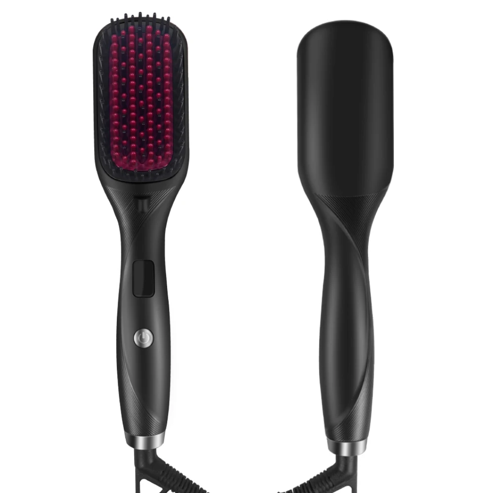 

Самая популярная расческа-выпрямитель 2-в-1, массажная расческа для укладки волос, фен, расческа с горячим воздухом