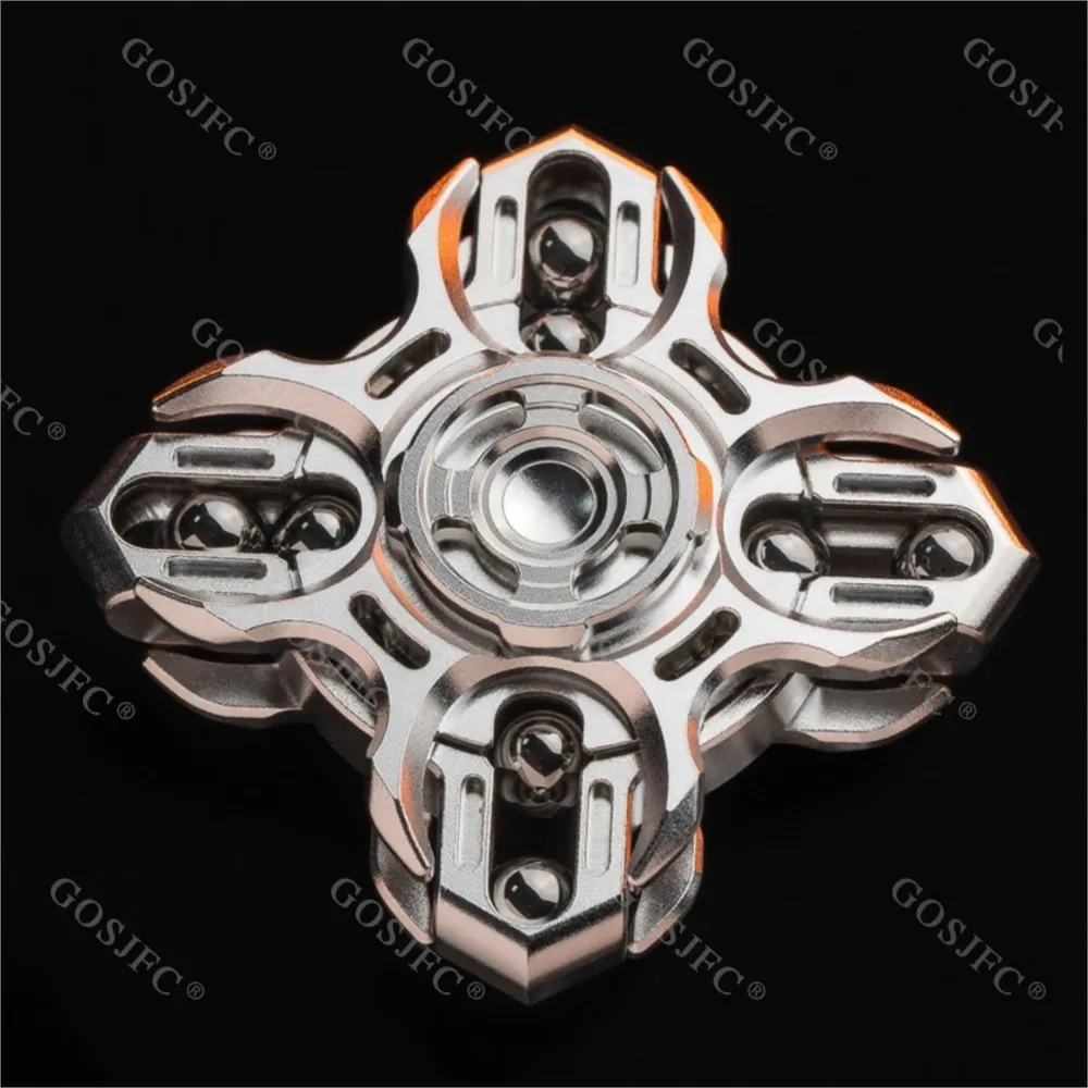 MOT diapasón dedo Spinner cristal de hielo Zirconio Fidget Spinner alivio del estrés juguete escritorio Juguetes