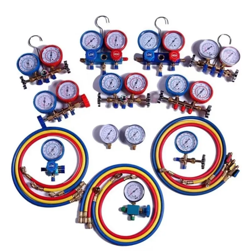 Pressure Gage R410AR134AR22 Auto Refrigeration Digital Refrigerant Gauge Sets