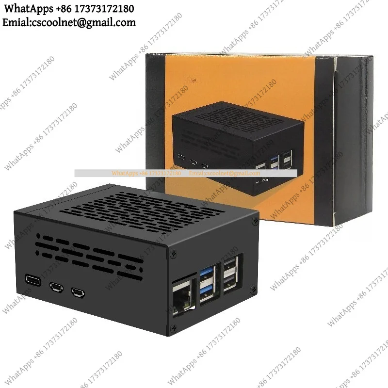 k06 Raspberry Pi 5 Case P579-V4 PCIe M.2 NVMe SSD Shield Active Cooler