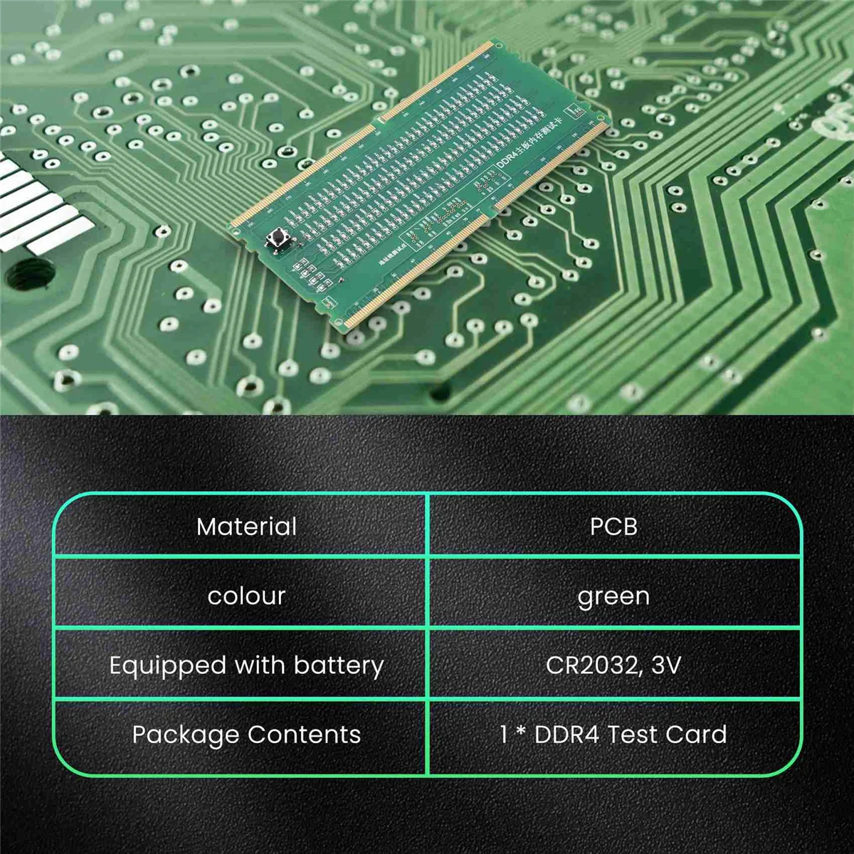 DDR4 Test Card RAM Memory Slot Out LED Desktop Motherboard Repair Analyzer Tester