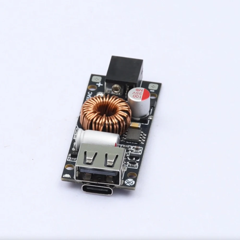 PD 65 Вт Модуль сверхбыстрой зарядки DC 7 В-35 В Многопротокольная мобильная плата быстрой зарядки Type-C USB DC5521 для QC PPS FCP SCP