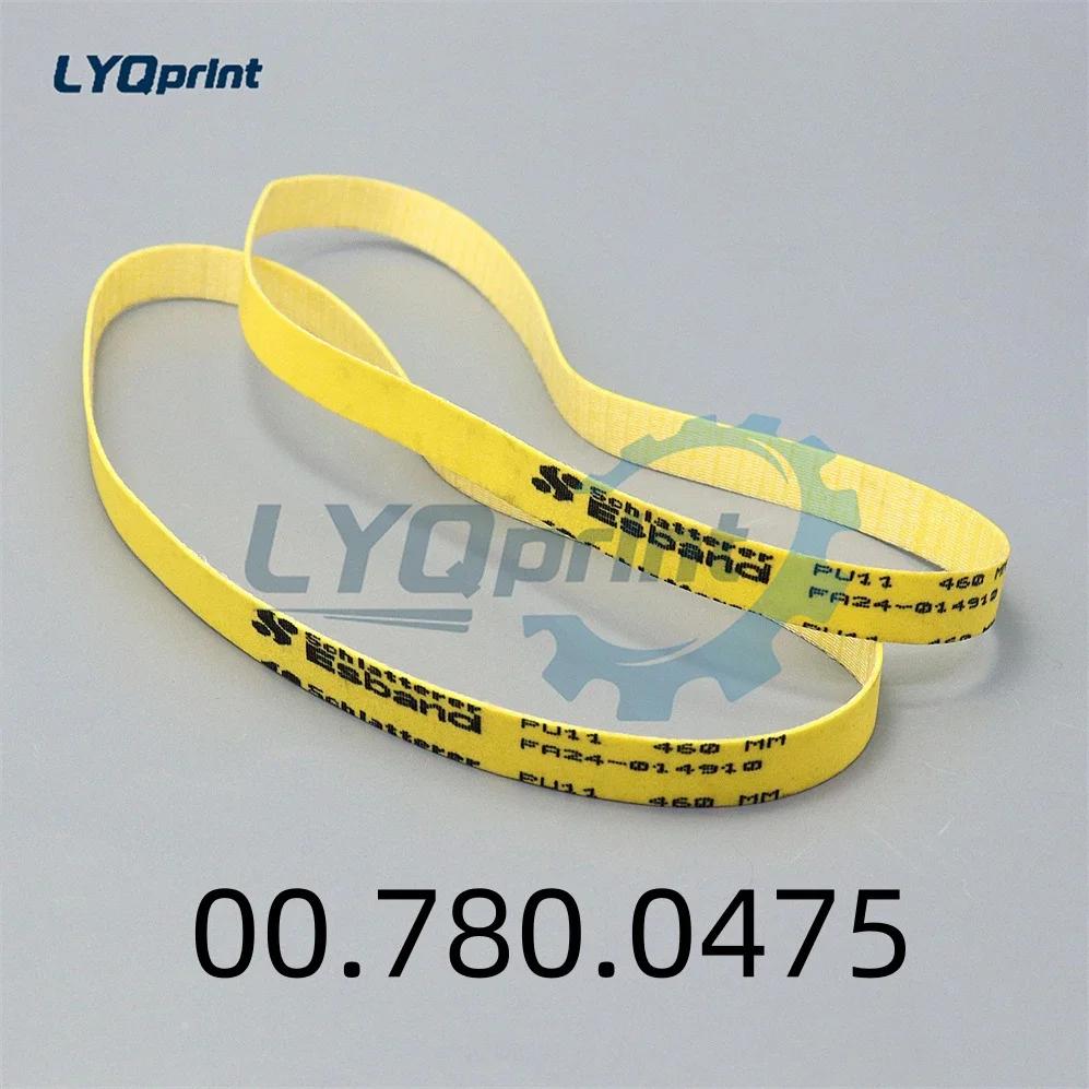 Exquisite 1 PCS Heidelberg Belt Drive 00.780.0475 For GTO46 GTO52 Printing Machine Parts 460x12x1MM 490x12x1MM