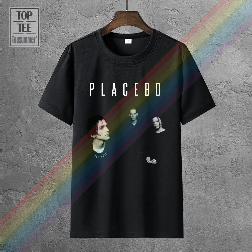 Placebo Tee English Rock Band Brian Molko T Shirt Music Stars O Neck Fashion Casual High Quality Print T Shirt Print T Shirt