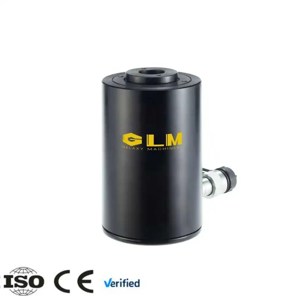 

Горячий продавать: заводская поставка одностороннего действия алюминиевые полые гидравлические цилиндры 100-тонные гидравлические домкраты