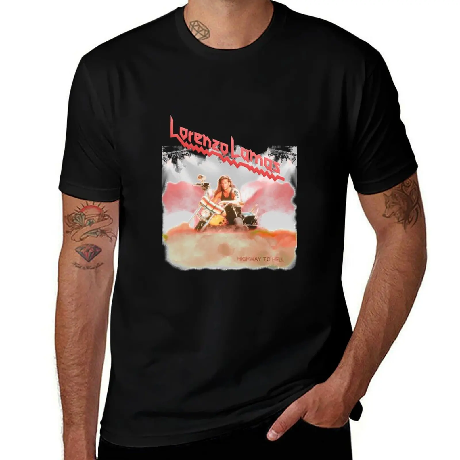 

Lorenzo Metal Lamas T-Shirt cotton t shirt pack t shirt personalised cotton tshirt 100% T-Shirt
