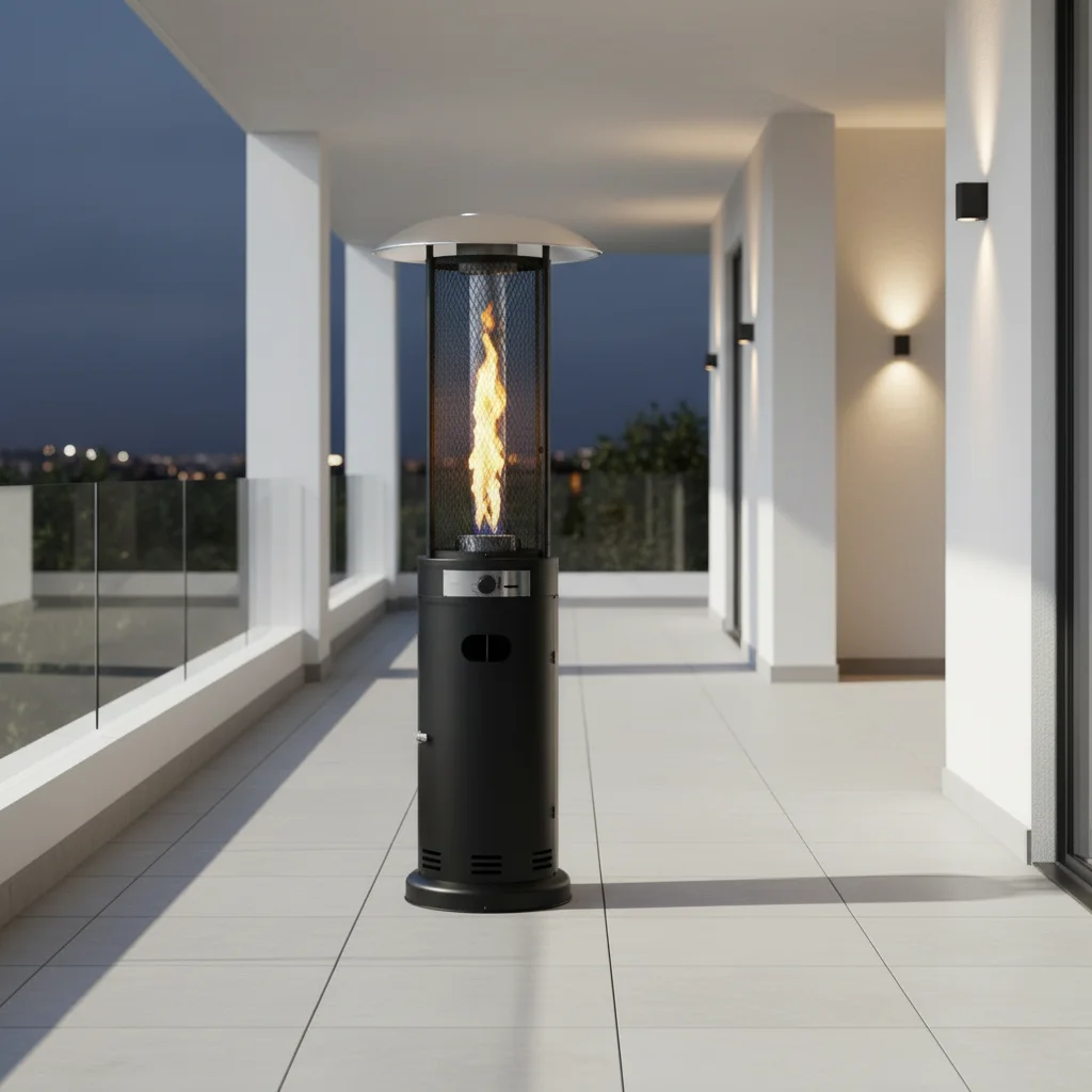 Уличный напольный газовый обог – обзор и цена Patio Heater Standing