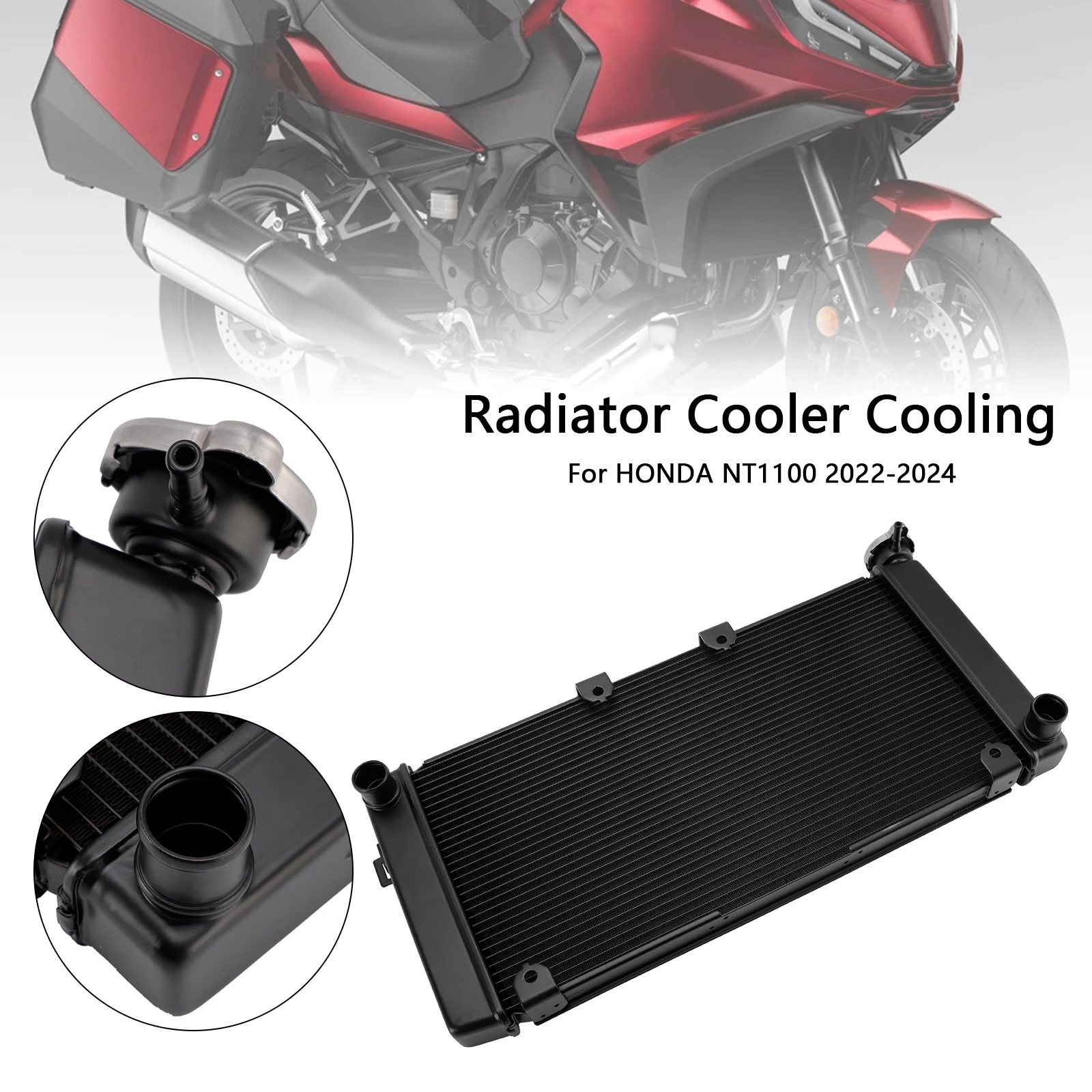 

Topteng Radiator Cooling Engine Cooler For HONDA NT1100 2022-2024 2023