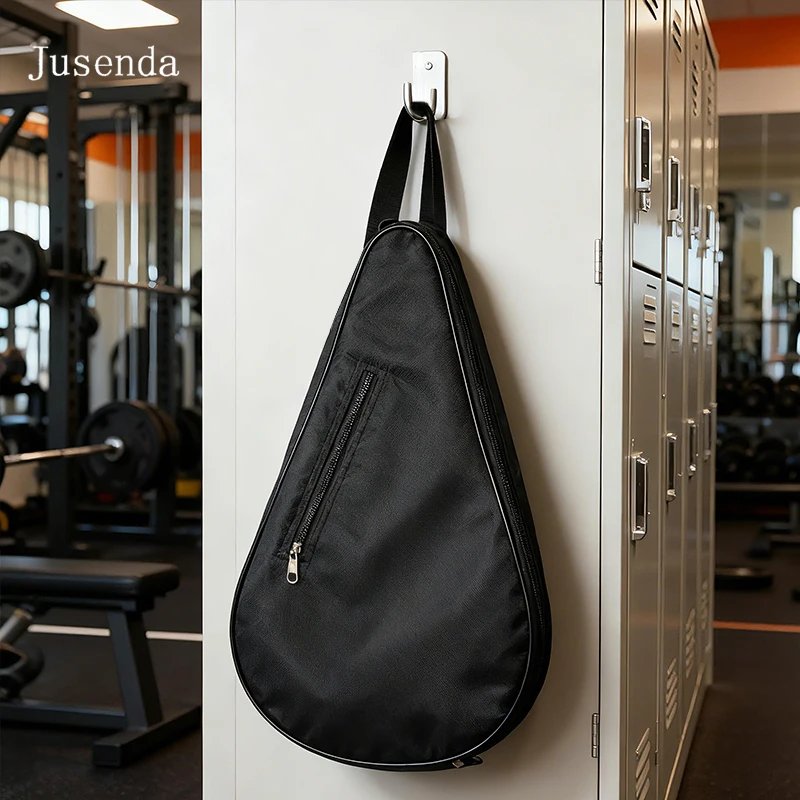 Jusenda الأصلي الجديد باديل تنس Rakcet حقيبة عالية الجودة المحمولة أكسفورد باديل مضرب غطاء قابل للتعديل حزام حقيبة