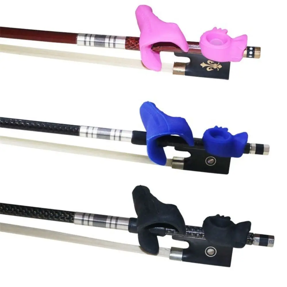 Silicone Violin Bow Grip Correcting Device Violin/Viola Universal Violin Hold Bow Posture Corrector