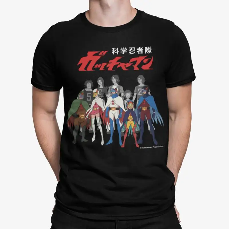 Gatchaman Alter Ego Line Up Official Men's T-shirt G Force Battle of the Planets #1