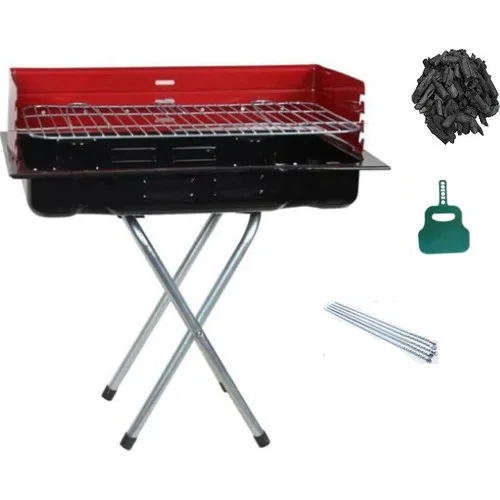 Demirtaş Iron Steel Portable 3 Stage Groined Luxury Grill Set