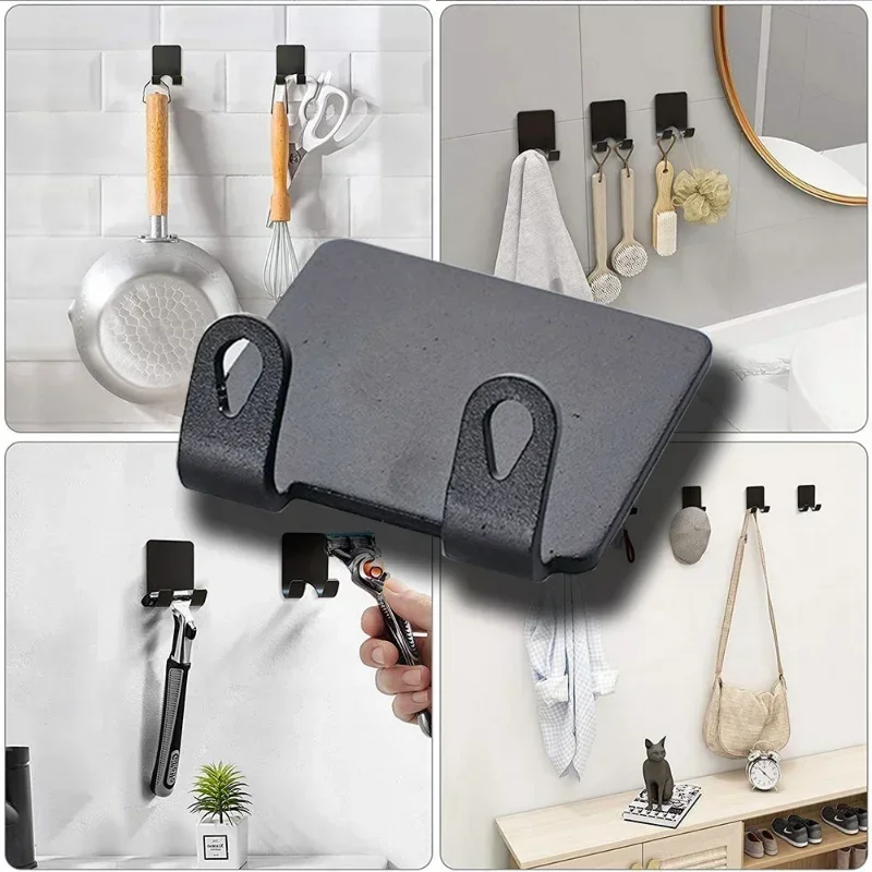 Bathroom Shelf Razor Stand Wall Razor Holder Shower Razor Blade Holder Man Shaver Holder For Bathroom Hook Hanger Shaving Holder