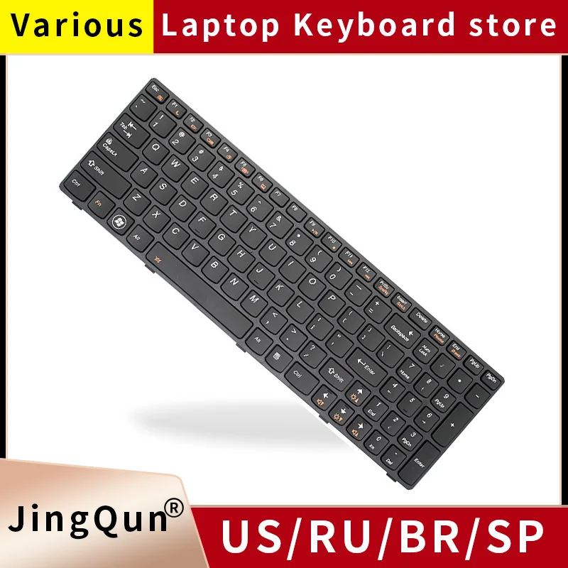 

New Original US Russian Backlit Keyboard for Lenovo Y580 Y580A Y580N Laptop 25203447 25203075 25203135 25207345 25207377 2520731