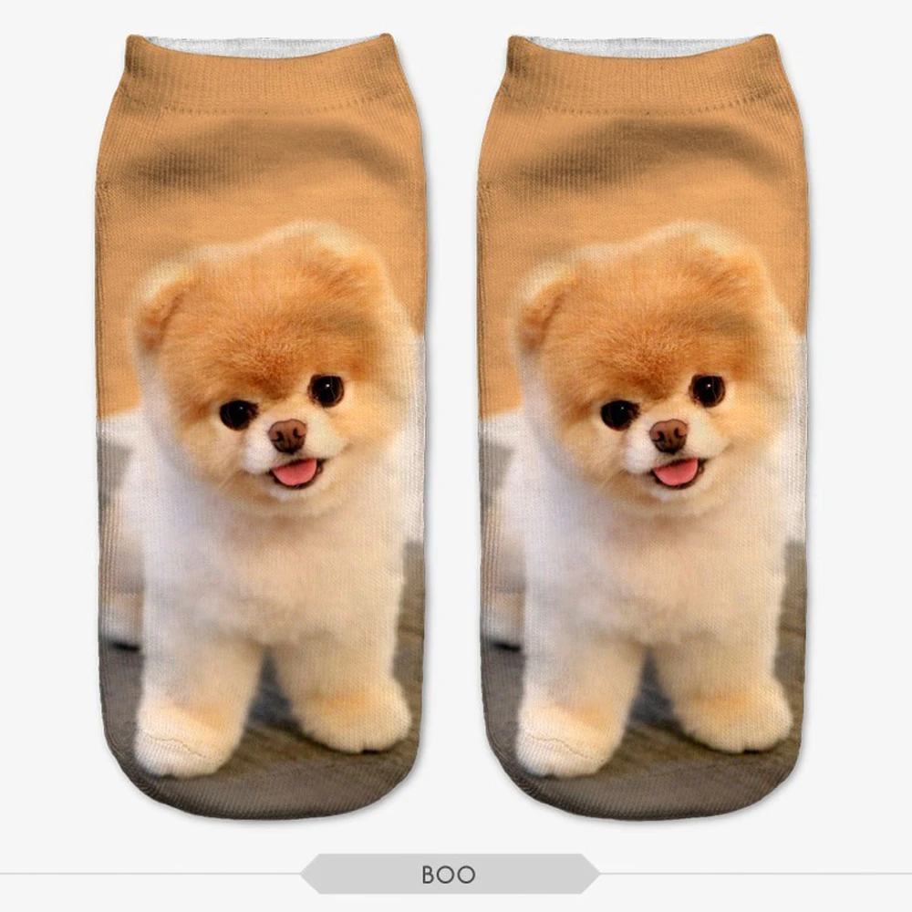 Neue 3D-Gedruckte Trendige Unisex Niedrige Knöchelsocken, Damen Casual Tier-Socken, Weihnachtsgeschenk, Dropshipping – Detail 7