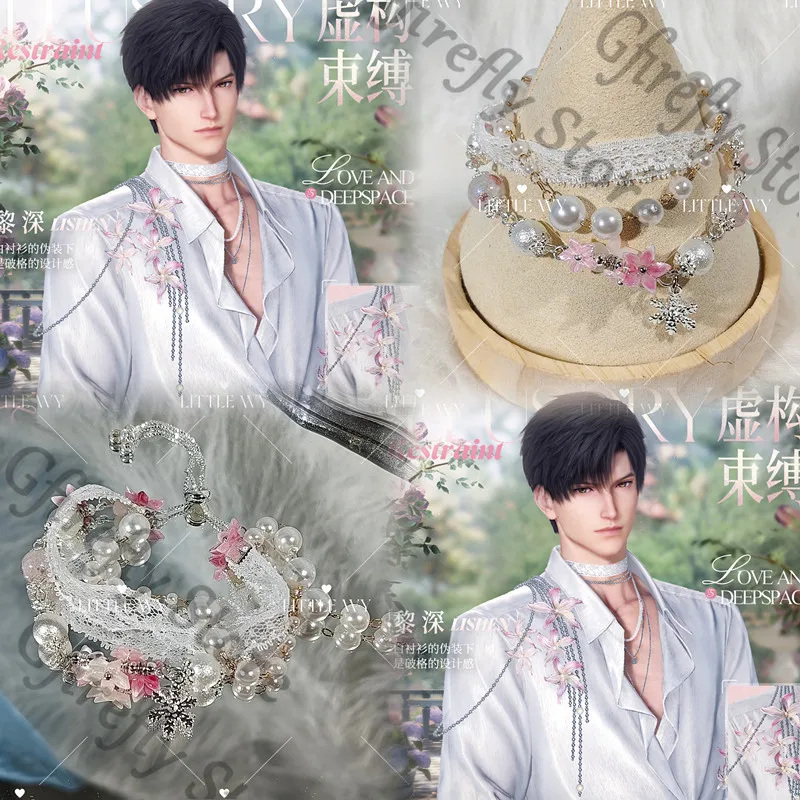 

Anime Craft Love and Deepspace Hand Chain Zayne Bracelet Souvenir Exquisite Cosplay Quadratic Element Decorate Birthday Gift