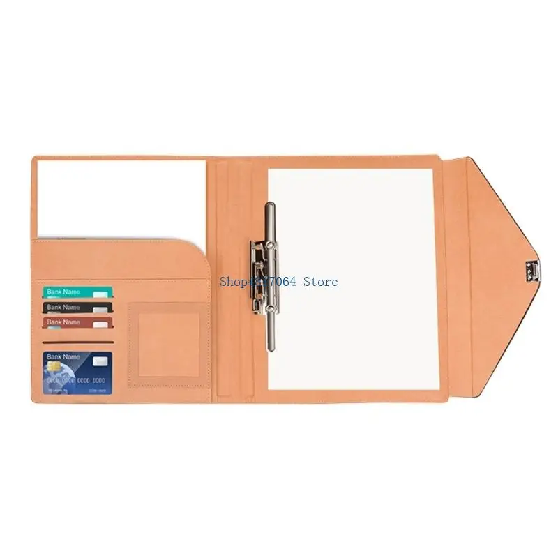 

T3LB Professional Contract Signing Book for A4 Paper Incorporating Password Closure and PU Leather for Document Management