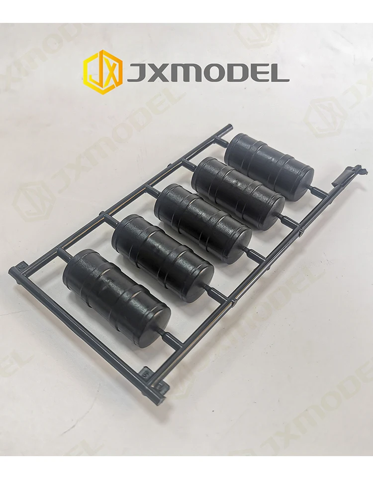 JXmodel Simulazione Serbatoio del gas in plastica nera per 1/14 Tamiya RC Truck Car F2000 Parti fai da te Accessori Rc