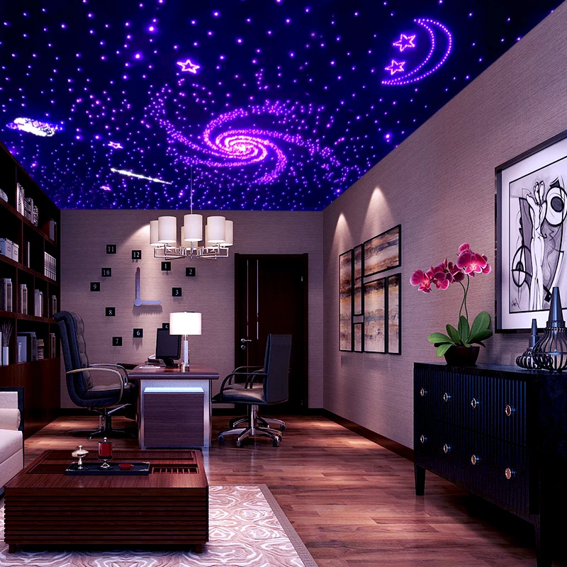 Professional Lighting Led Fiber Optic Lights Engine Kit RGBW 27W 110-240V Aluminum for Parties Swimming Pool Star Ceiling Roof