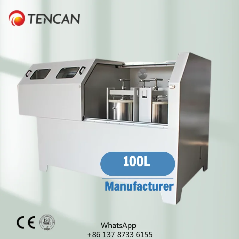 TENCAN Production Type XQM-100L Nano Powder Dry Wet Grinding Digital Laboratory Ball Mill 100l Planetary Ball Mill