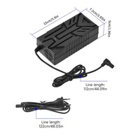 54.6V 2.3A Charger for Xiaomi 4 Pro 2nd Gen/4 Ultra E-Scooter EU Plug Power Adapter Scooter Charger Replacement Accessories