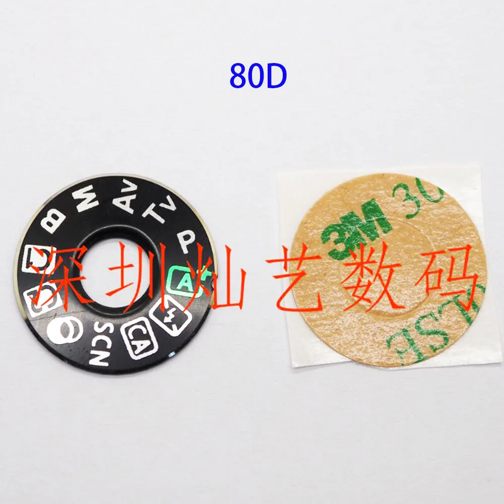 New Mode Dial Pad Turntable PatchTag Plate for Canon 70D 80D 90D 7D2 Camera Replacement Repair Parts