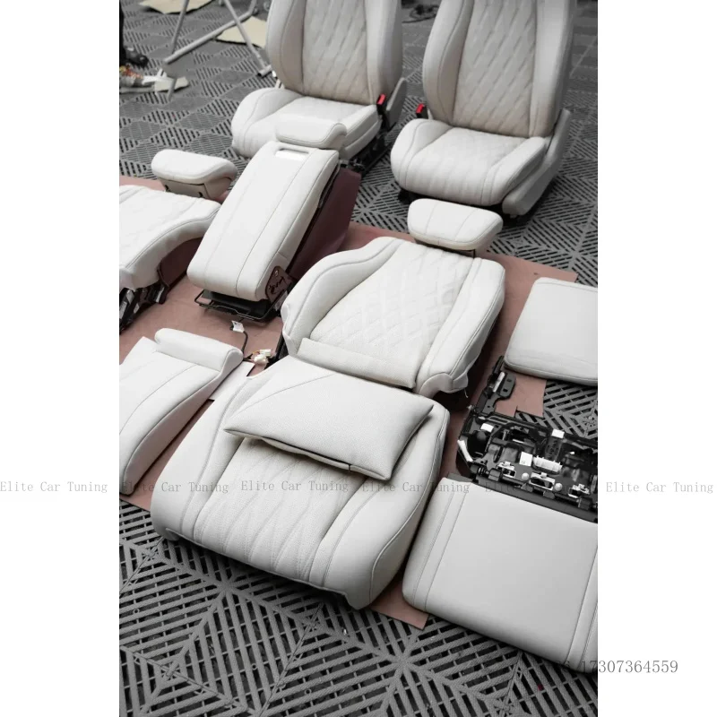 Seat Cover Whole Car Interior Leather Wrapping for Mercedes-Benz E Class W211 W212 W213
