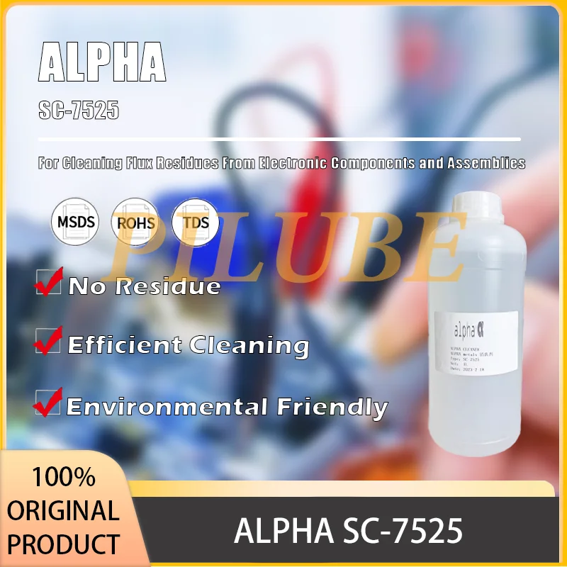 

ALPHA SC-7525 Бессвинцовый очиститель для ПК для прецизионной очистки электроники и лабораторных приложений Оригинальный продукт