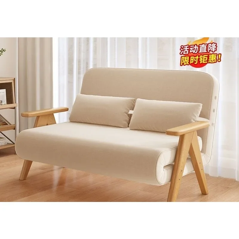 Single folding bed multifunctional lazy sofa reclining and sleeping foldable new lunch break bed folding sofa bed
