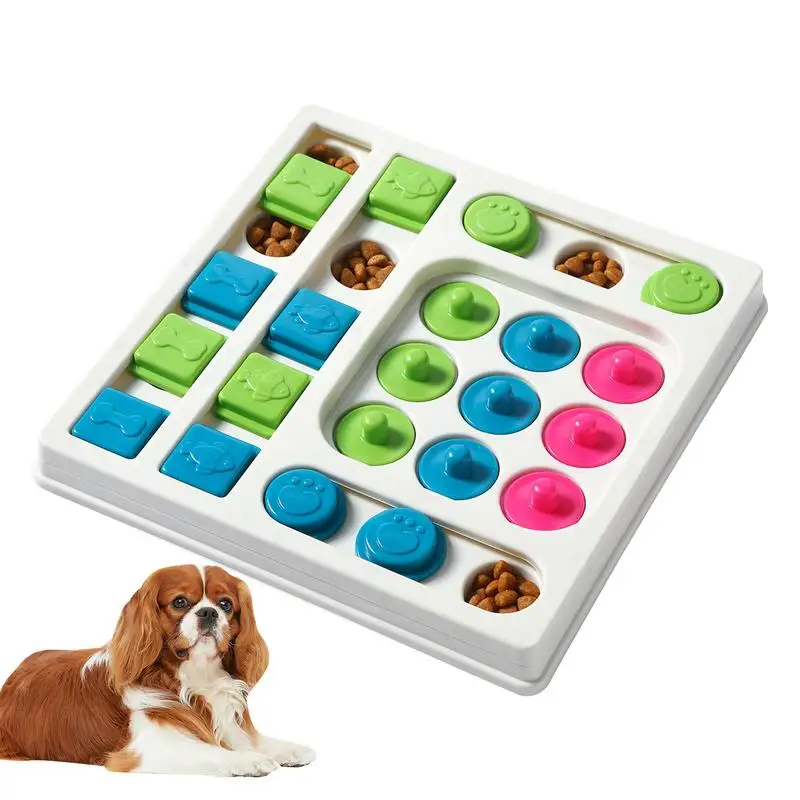 Interactive Dog Puzzle Food Toys IQ Training Brain Stimulating Slow Feeder Pet Toy For Small Medium Large Smart Dogs Puppy Treat