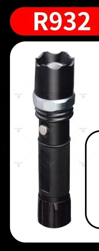 High lumen strong light flashlight, outdoor super bright tactical flashlight, rechargeable aluminum alloy flashlight