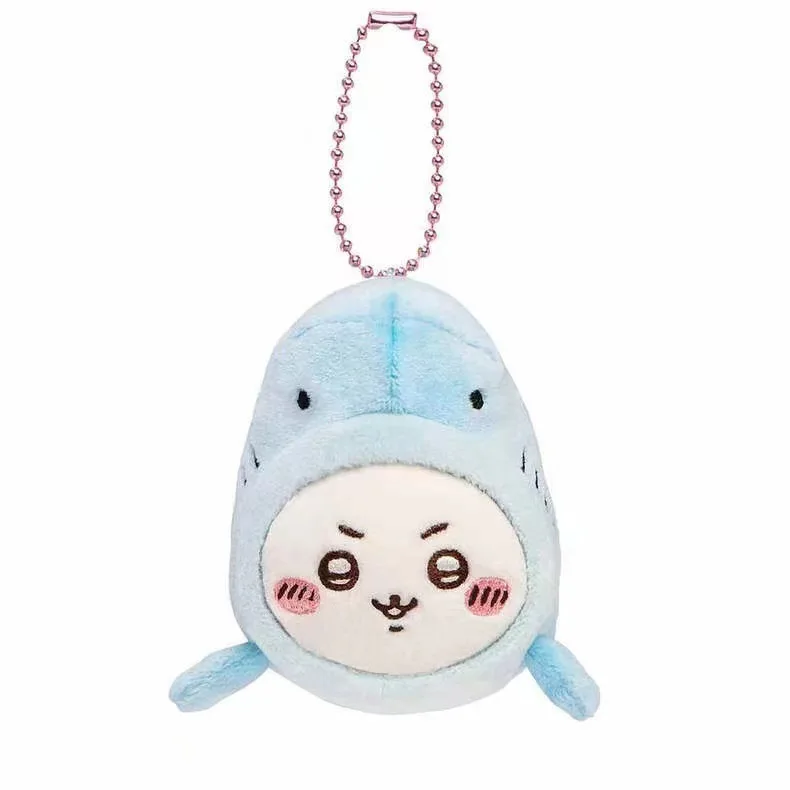 Hot Sanrio Ocean Mermaid Series Kulomipacha Dog Ugly Fish Hanton Plush Doll Pendant Keychain Cute Manufacturer Direct Sales