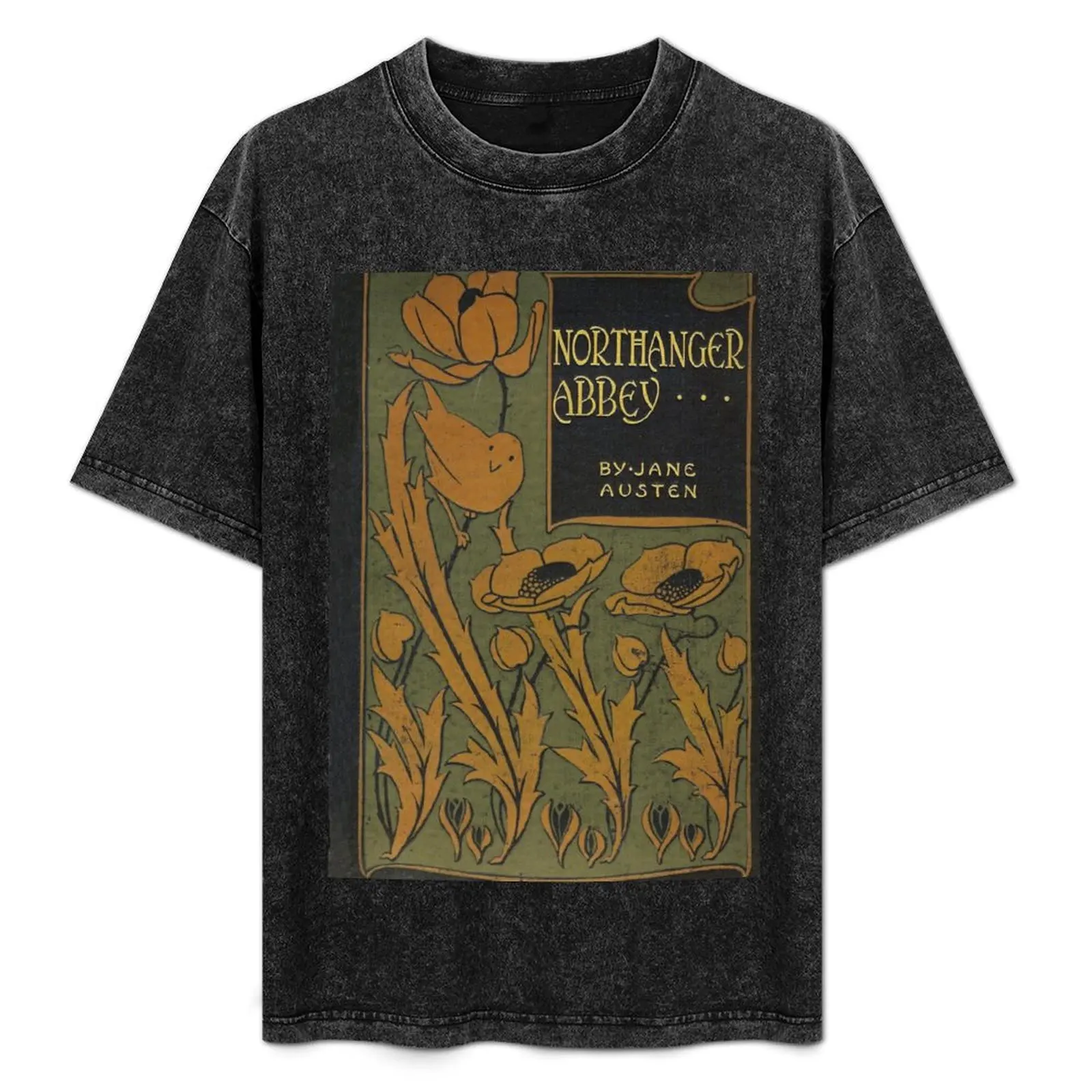 

Northanger Abbey by Jane Austen (vintage book cover) T-Shirt t shirts with prints t shirts for man pack cotton T-Shirt