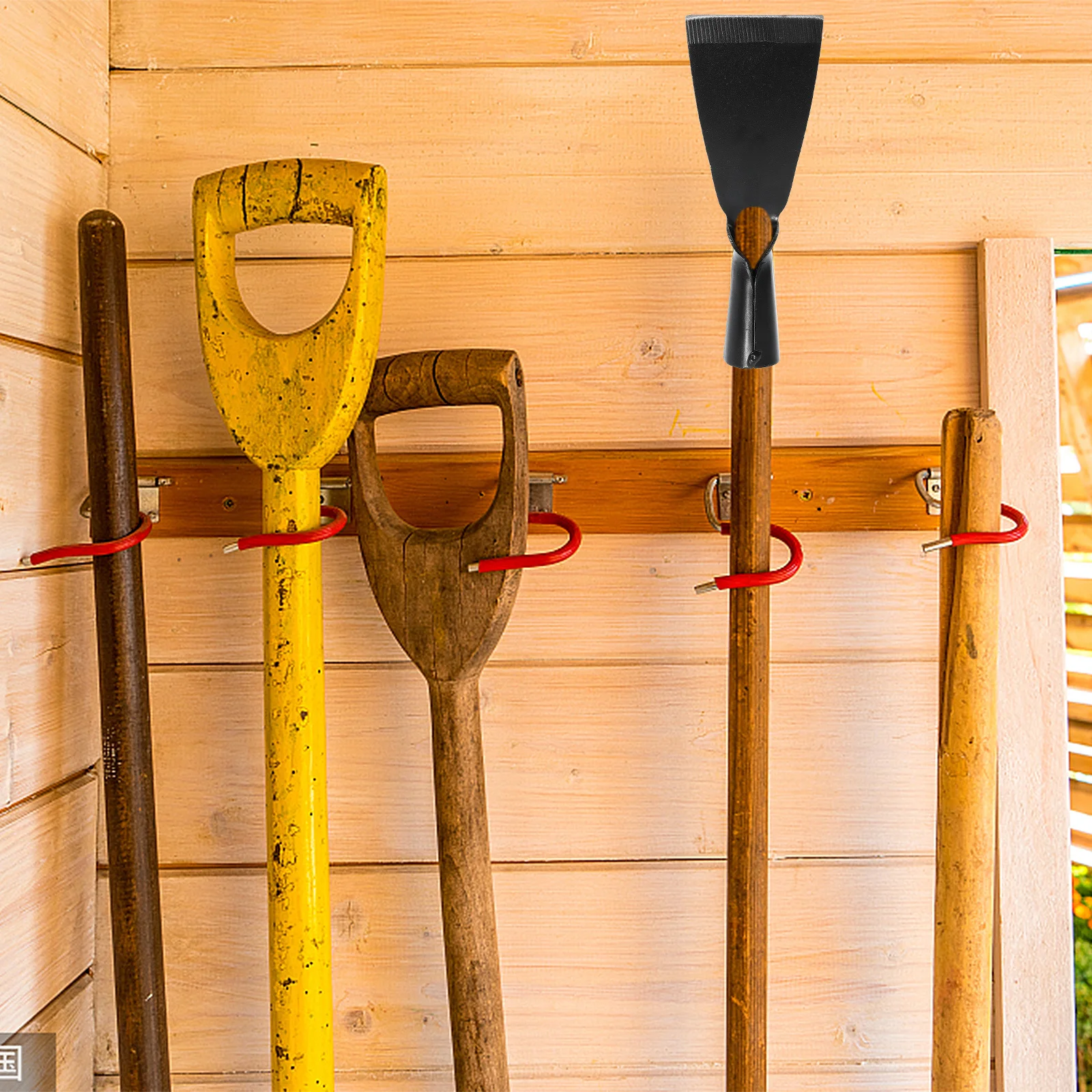 

Steel Shovel Rust Cleaning Tool Multi-Functional Durable Metal Forged Spade Gardening Bark Weeding Wall Cement